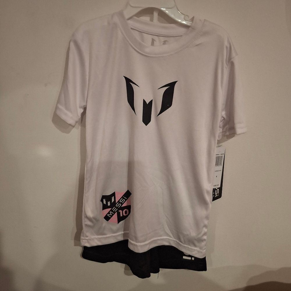 MESSI COLLECTION Boys T-Shirt and Shorts Set